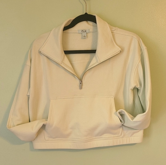 FLX cropped pull over  size Small, color cre'me de mint - Picture 10 of 15